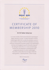 Certificate BDIZ-EDI 2010